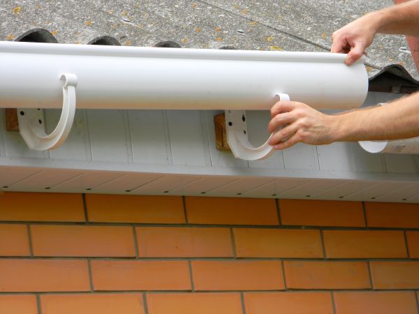 Half Round Gutter Installation in Easton