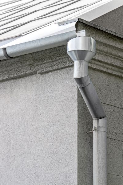Galvanized Gutter Installation in Easton